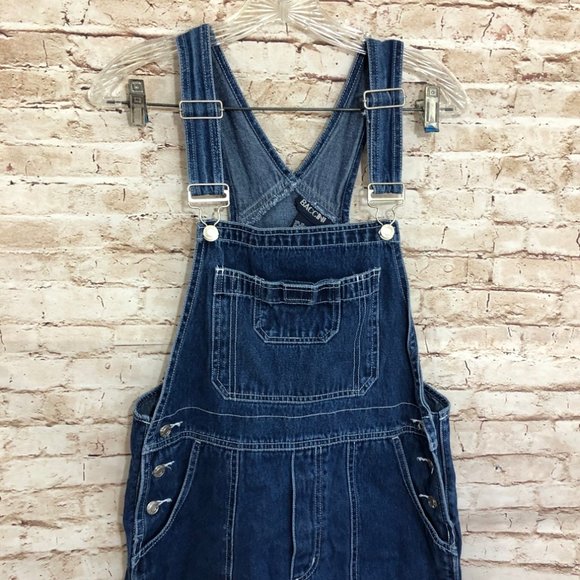Baccini Denim - Denim Bib Overalls Hip Hop 90s Carpenter Gardening